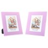 2 X Porta Retrato Rosa 15x20 Cm Foto Fotografia Decoração Pgb Kit 2 Peças - 1