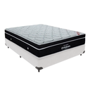 Ver imagem 1 de Cama Box Casal Branco e Colchão Elegant Superpocket Molas Ensacadas Ortobom