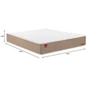 Ver imagem 4 de Colchão Super King Molas Ensacadas 193x203x26cm Havana Mannes Bege/Branco