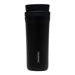 Copo Térmico Tramontina 460ml Inox Preto com Bocal 360° Quente Frio Garrafa Café