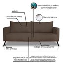 Ver imagem 7 de Sofá Zefir 3 Lugares 2,20 Veludo - Lucadi Home