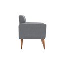 Ver imagem 3 de Poltrona Cadeira Decorativa Escritório Havana Matrix Cinza