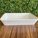 Ver mais imagens de Kit 2 Refratários Línea de Porcelana Branca 29x20x5cm Lyor Travessa para Lasanha
