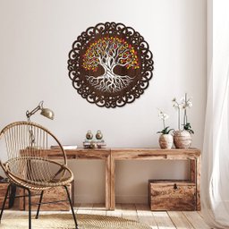 Mandala em Madeira, Impressão Uv - Árvore da Vida 1 - 3