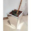 Ver imagem 3 de Cachepot Espelhado Ibiza Demoglass