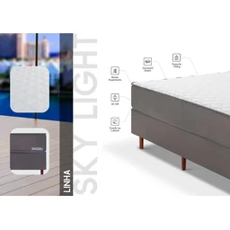 Colchão Super King 193x203x26cm Molas Superlastic Nassau  - 6
