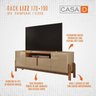 Rack Para TV até 60 Polegadas 170cm Lizz Versátile Casa D - 5