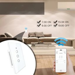 Interruptor Inteligente Jwcom 2 Botões Wi-fi Touch 4x2 - 4