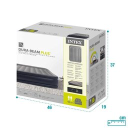 Colchão Inflável Casal Dura Beam Queen Raised Intex - 5