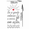 Adesivo de Parede Decorativo Frase Vai Dar Tudo Certo! - 2