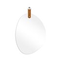 Ver imagem 1 de Espelho Decorativo Life Alça Corino Caramelo 60x40cm Orgânico