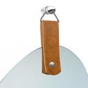 Ver imagem 3 de Espelho Decorativo Life Alça Corino Caramelo 60x40cm Orgânico