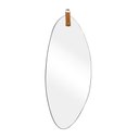 Ver imagem 2 de Espelho Decorativo Life Alça Corino Caramelo 60x40cm Orgânico