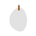 Ver imagem 4 de Espelho Decorativo Life Alça Corino Caramelo 60x40cm Orgânico