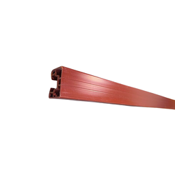 1 Trilho Superior para Porta Sanfonada de Pvc Mogno Bcf 1 Metro - 3