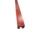 Ver imagem 1 de 1 Trilho Superior para Porta Sanfonada de Pvc Mogno Bcf 1 Metro