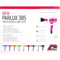 Secador Profissional Parlux 385 New Power Light Preto 220v - Garantia no Brasil - 3