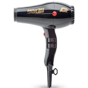 Secador Profissional Parlux 385 New Power Light Preto 220v - Garantia no Brasil