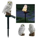 Ver imagem 1 de Coruja Luminaria Solar Casa Jardim Quintal Enfeite Luz Led Espeto Decoraçao Nortuna Enfeite Aves LEV