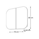 Ver imagem 2 de Espelheira para Banheiro Tereza Cristina 70cm - Fabribam Catedral