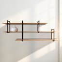 Ver imagem 3 de Nicho Prateleira Estante Suspensa Estilo Industrial Elegante