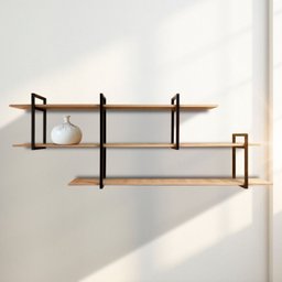 Nicho Prateleira Estante Suspensa Estilo Industrial Elegante - 3