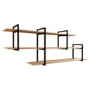 Ver imagem 5 de Nicho Prateleira Estante Suspensa Estilo Industrial Elegante