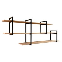 Nicho Prateleira Estante Suspensa Estilo Industrial Elegante - 5