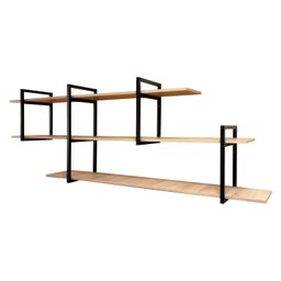 Nicho Prateleira Estante Suspensa Estilo Industrial Elegante - 4