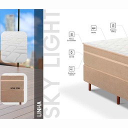 Colchão Super King Molas Ensacadas 193x203x32cm New York  - 7
