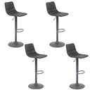 Ver imagem 1 de Banqueta Alta Kit 4 Bete Preto Base Giratória de Metal Preto R02 - D'Rossi