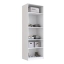 Ver imagem 4 de Módulo Guarda-Roupa 80cm com 2 Portas e Prateleiras Integrato