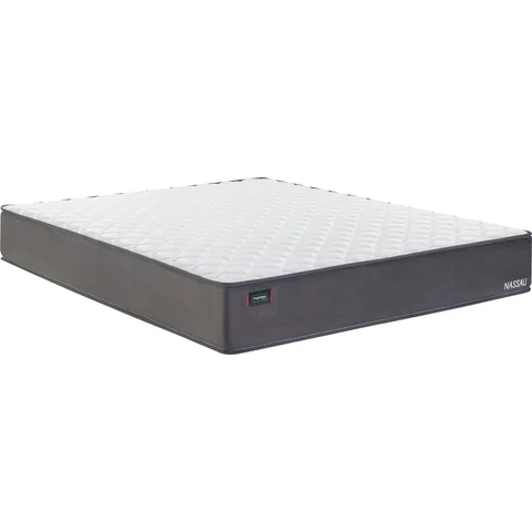 Colchão Super King Molas Bonnel 193x203x26cm Otawa Mannes Cinza/Branco