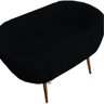 Mini Berço Moises Suede Preto - D'classe Decor - 3