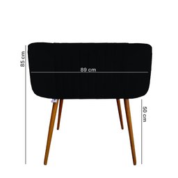 Mini Berço Moises Suede Preto - D'classe Decor - 5