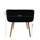 Ver imagem 5 de Mini Berço Moises Suede Preto - D'classe Decor