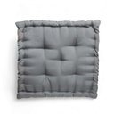 Ver imagem 3 de Almofada Turca Futon Cadeiras Bancos Áreas 60x60 Cm Cinza Claro