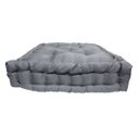 Ver imagem 5 de Almofada Turca Futon Cadeiras Bancos Áreas 60x60 Cm Cinza Claro