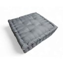 Ver imagem 1 de Almofada Turca Futon Cadeiras Bancos Áreas 60x60 Cm Cinza Claro