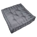 Ver imagem 6 de Almofada Turca Futon Cadeiras Bancos Áreas 60x60 Cm Cinza Claro