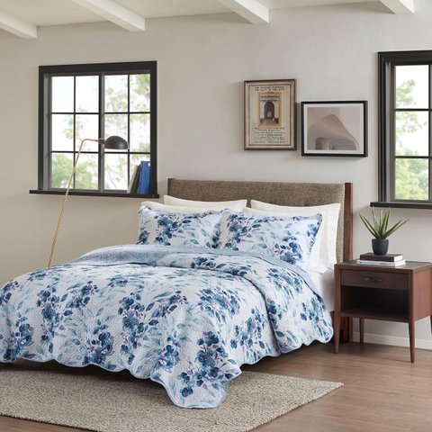 Colcha Ultrassônica - King Size - 150 Fios - Paris 18 - Dupla Face - C/ Porta Travesseiro - Corttex