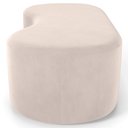 Ver imagem 6 de Kit Puff Redondo Lola e Puff Recamier Orgânico Orbit W01 Suede Bege - Lyam Decor