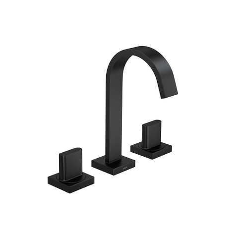 Misturador Lavatório Mesa Bica Alta 1877 BL33 Polo Black Matte Deca