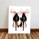 Ver imagem 4 de Kit3 Quadro Decorativo Fashion Mulher Moda Quarto Casa Loja Qualidade Premium Moderno 28x20cm