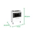 Ver imagem 5 de BALCÃO GABINETE PARA COOKTOP DE 5 BOCAS E PARA FORNO ELÉT. BUR 01 PORTA COR BRANCO BRILHO PASSE