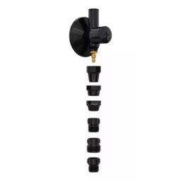 Adaptador Filtro de água Registro + ponto de Água ABS Preto - 2