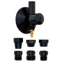 Ver imagem 1 de Adaptador Filtro de água Registro + ponto de Água ABS Preto