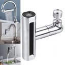 Ver imagem 1 de Extensor Torneira 4 Modos Arejador Cascata Cozinha Pia Cuba Giratorio 360º Agua Alta Pressao Ajustav