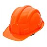 Kit Obra EPI - Luva de Segurança, Capacete LARANJA, Óculos de Proteção e Protetor Auricular - 2