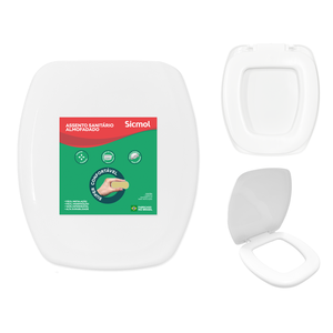 Assento Sanitário Almofadado Incepa 6lpf Thema Branco Sicmol